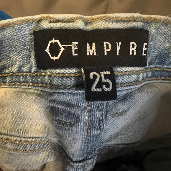Empyre  Skinny Jeans Size 25 Light Wash Denim Stretch Casual Pants 30” In - Picture 5 of 6